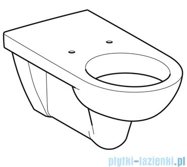 Geberit Selnova Comfort Miska wisząca, długa lejowa bez barier 501044007