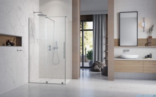 Radaway Furo Kdj Brushed Nickel kabina 100x90cm lewa szczotkowany nikiel 10104522-91-01L/10110480-01-01/10113090-01-01