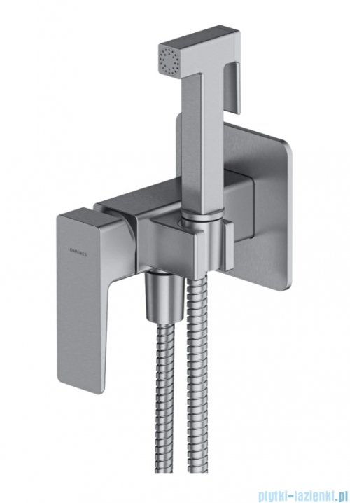 Omnires Parma system bidetowy podtynkowy nikiel szczotkowany SYSPMBI2NI