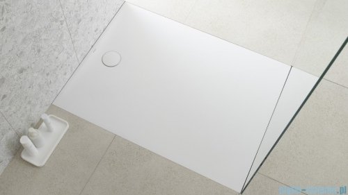 Geberit brodzik Olona 120x80cm z włókniną uszczelniającą biały 550.913.00.1