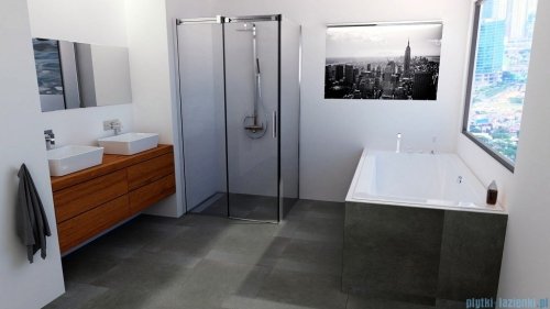 Riho Lugo wanna prostokątna 180x90cm nóżki+syfon B134001005/207095/208865