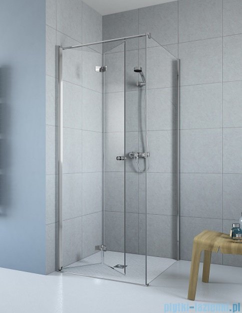 Radaway Fuenta New KDJ-B kabina prysznicowa 100x90 lewa przejrzyste + brodzik Doros D + syfon