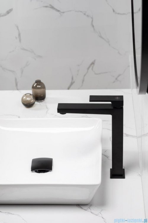 KFA LOGON BLACK bateria umywalkowa nablatowa czarny 5132-612-81