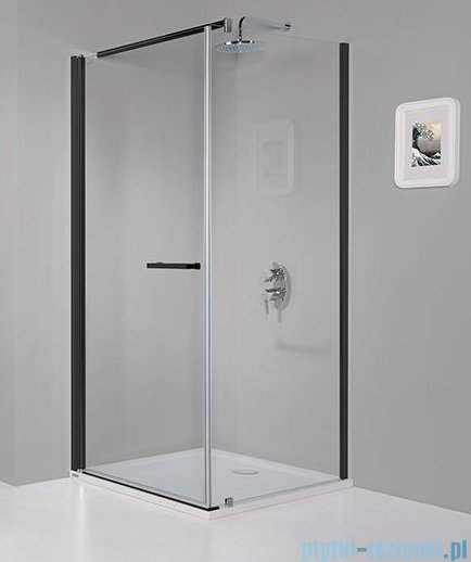 Sanplast Prestige III KNDJ/PRIII kabina prostokątna 90x70x198 cm czarny matowy 600-073-0130-59-401