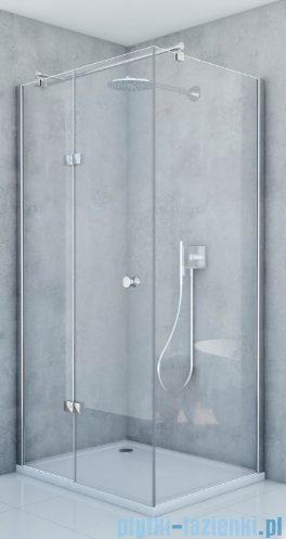 Sea Horse Fresh Line Chrom kabina prostokątna lewa 80x120x195 cm przejrzyste BK247T08/12L