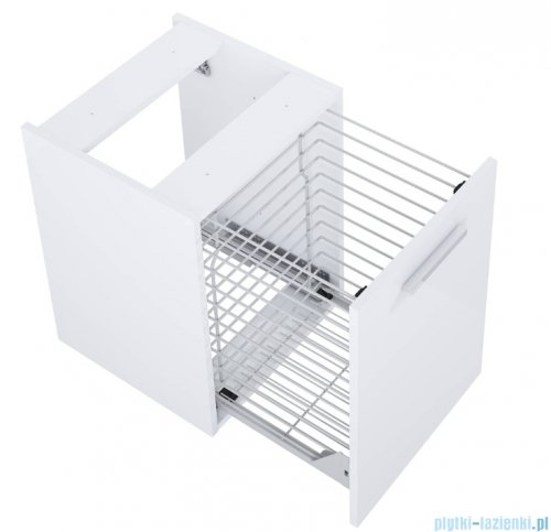 Roca Kwadro moduł boczny z koszem cargo 40x38x53 cm CZARNY POŁYSK  A857973351