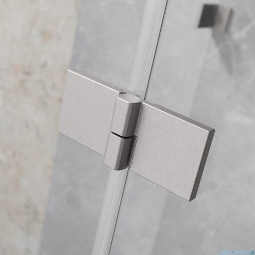 Radaway Essenza Pro Brushed Nickel Kdd kabina 80x90cm szczotkowany nikiel 10096080-91-01L/10096090-91-01R