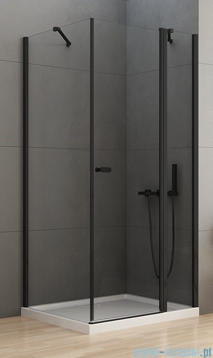 New Trendy New Soleo Black 100x90x195 cm kabina prostokątna przejrzyste