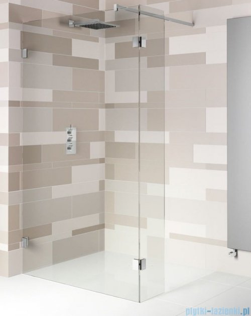 Riho Scandic NXT X402 kabina prysznicowa Walk In 100x200cm czarna G001124121