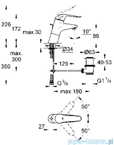 Grohe Euroeco Special bateria umywalkowa 32766000