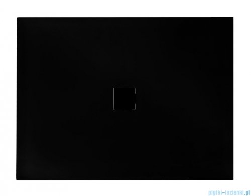Besco Nox ultraslim black 120x80cm brodzik prostokątny czarny/czarny BMN120-80-CC