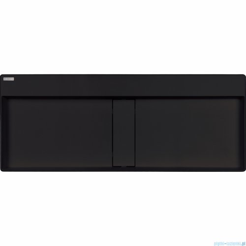 Deante Blur Umywalka granitowa nablatowa z maskownicą 100x40x12 nero CQB_NU1S