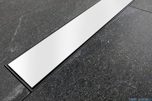 Besco Virgo White biały odpływ liniowy 80x6cm OL-80-VW