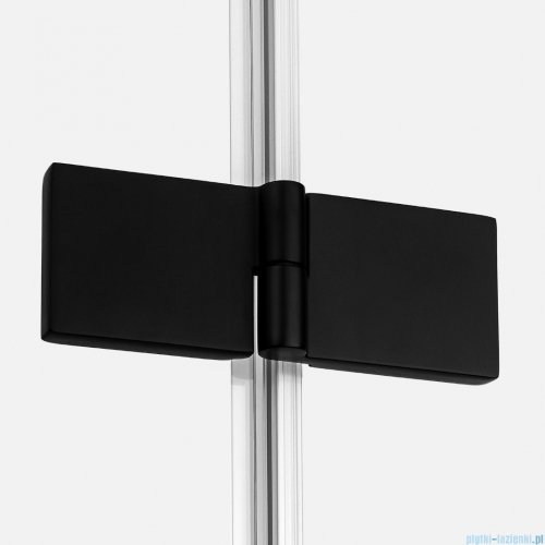New Trendy Nesta Black kabina 80x100x200 cm prawa wspornik równoległy przejrzyste K-3729