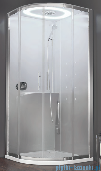 Novellini Eon R90 standard kabina półokrągła 90x90 EONR90T-1AK