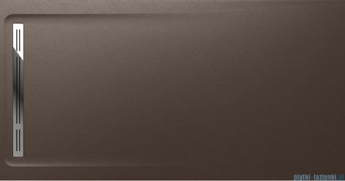 Roca Aquos 140x80cm brodzik prostokątny kompozytowy cafe AP60157832001660