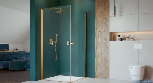 Radaway Nes Gold Kdd I kabina 100x100cm złoty połysk 10021100-09-01L/10021100-09-01R