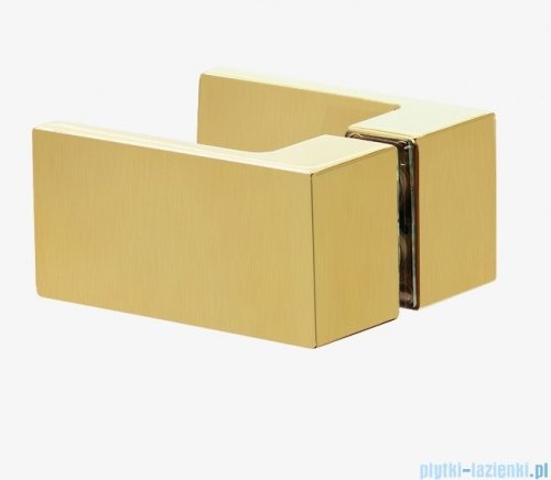New Trendy Avexa Gold kabina prostokątna 80x120x200 cm przejrzyste lewa EXK-1738