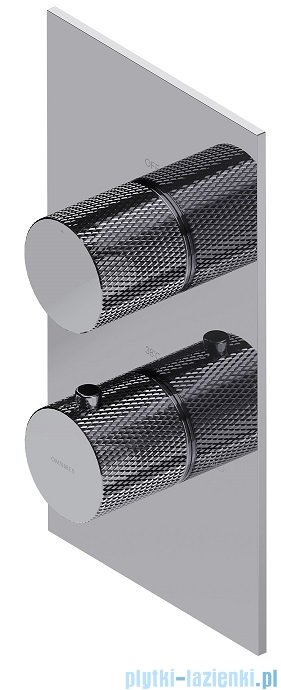 Omnires Contour system prysznicowy podtynkowy termostatyczny chrom SYSCT11CR