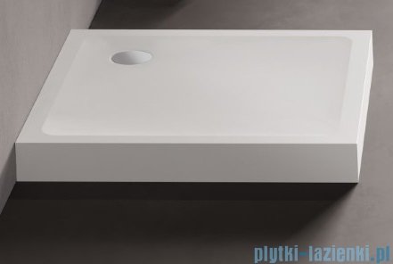 New Trendy Mild Brodzik akrylowy kwadratowy 90x90x11,5 cm biały B-0605