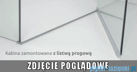 Radaway Essenza Pro Brushed Gold Pdd kabina 80x100cm szczotkowane złoto 10095080-99-01L/10095100-99-01R