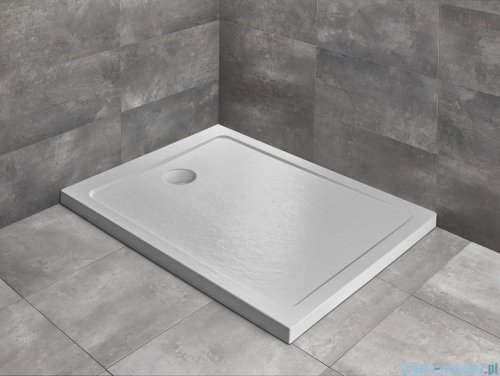 Radaway Doros F Stone brodzik 140x80x5,5 biały SDRF1480-01-04S
