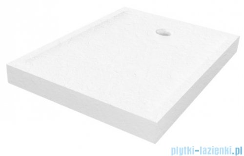 New Trendy Mild Stone Brodzik akrylowy prostokątny 90x140x11,5 cm biały B-0536
