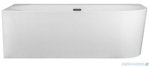 Corsan Intero wanna asymetryczna lewa z półką 170x80 cm biała + syfon E-240XLL