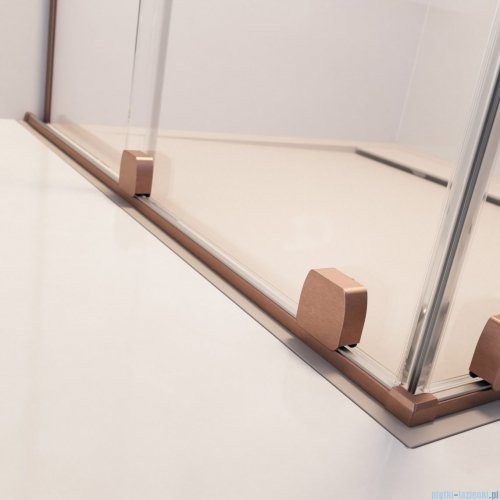 Radaway Furo Kdj Brushed Copper kabina 110x120cm prawa szczotkowana miedź 10104572-93-01R/10110530-01-01/10113120-01-01