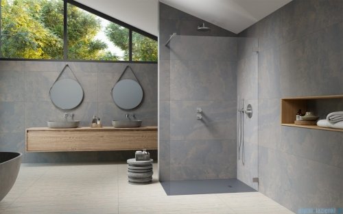 Radaway Essenza Pro Brushed Nickel 125x200 kabina Walk-in szczotkowany nikiel 10103125-91-01 