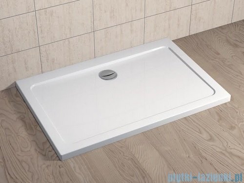 Radaway Almatea  DWJ Drzwi wnękowe 120 Prawe szkło przejrzyste + Brodzik Doros D + syfon 