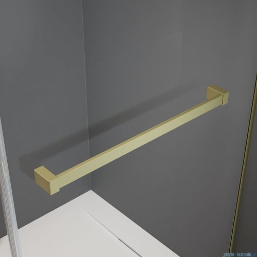 Radaway Modo New II Brushed Gold z wieszakiem kabina Walk-in 160x200 szczotkowane złoto 389164-99-01W