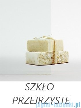 Besco Modern kabina półokrągła 90x90x185cm przejrzyste MP-90-185-C
