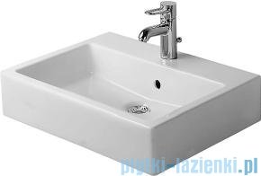 Duravit Vero umywalka nablatowa szlifowana z przelewem z otworem na baterię 500x470 mm 045250 00 00