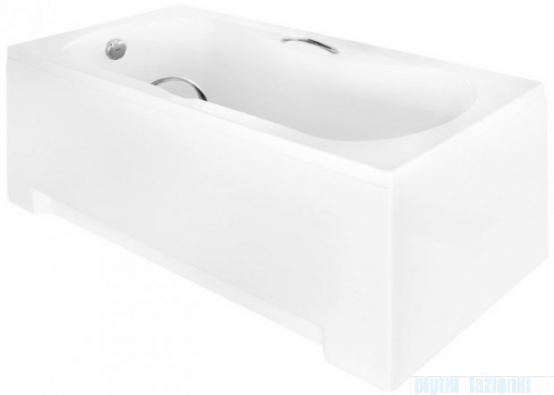 Besco Aria Plus 150x70cm wanna prostokątna z uchwytami + obudowa + syfon