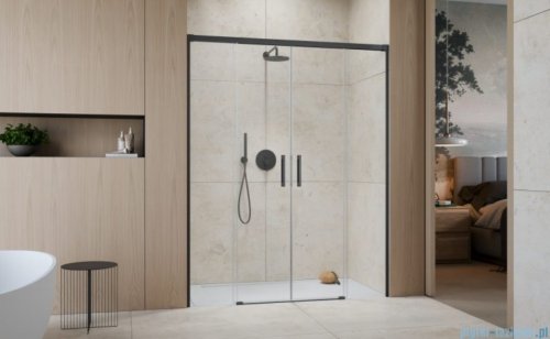 Radaway Idea 6 DWD Brushed GunMetal drzwi wnękowe 150cm szczotkowany grafit 387125-92-01