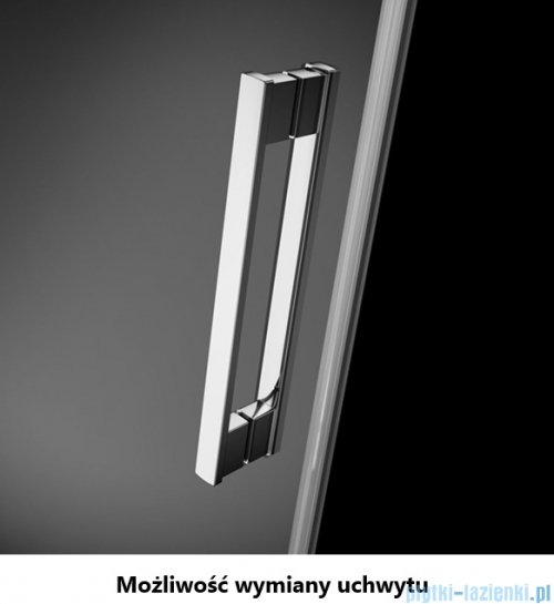 Radaway Idea 8 QL Kdj kabina 110x90cm lewa szkło przejrzyste 10550567-01-01L/10350503-01-01/10360090-01-01R