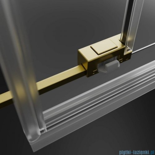 Radaway Idea 6 DWJ Brushed Light Gold drzwi wnękowe 130cm prawe szczotkowane jasne złoto 387017-98-01R