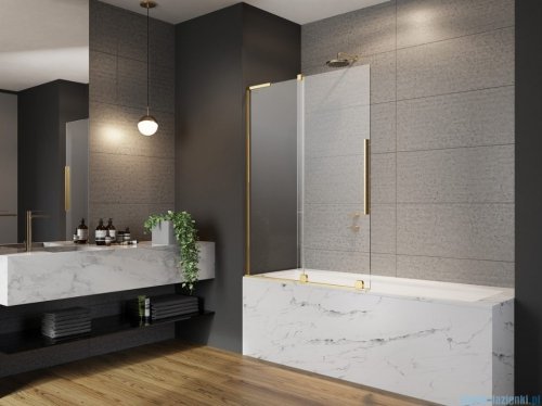 Radaway Furo SL Gold PND II parawan nawannowy 110cm lewy złoty połysk/przejrzyste 10309588-09-01L/10112544-01-01