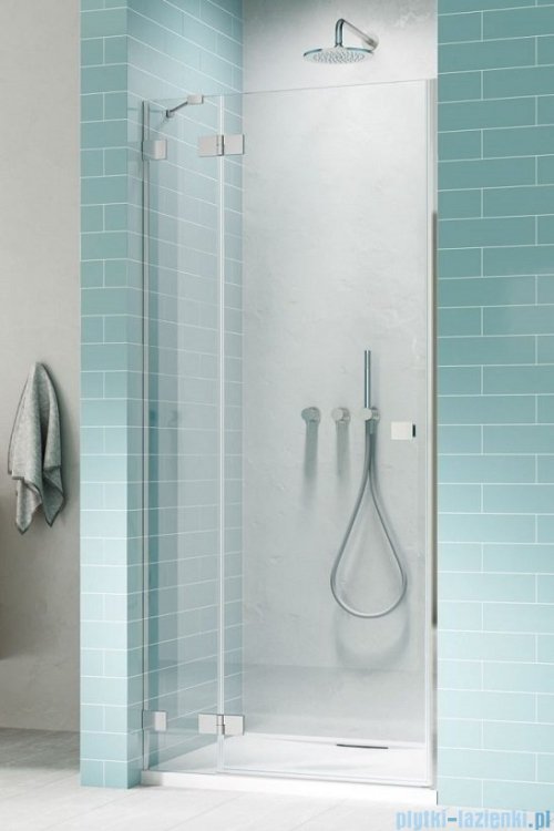 Radaway Essenza Pro Dwj drzwi wnękowe 80cm lewe przejrzyste 10099080-01-01L