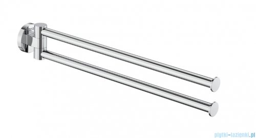 Roca Hotels wieszak ręcznikowy punktowy dwuramienny ścienny 40 cm Chrom  A817578C00