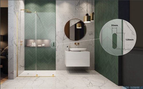 Radaway Furo Kdj Brushed GunMetal kabina 160x70cm prawa szczotkowany grafit 10104822-92-01R/10110780-01-01/10113070-01-01