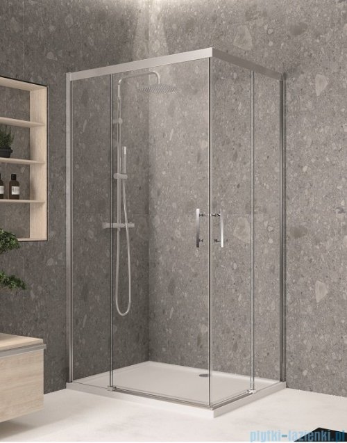 Novellini Kali AH kabina prostokątna 100x90 profile chrom KALIAH96L-1B/KALIAH86L-1B