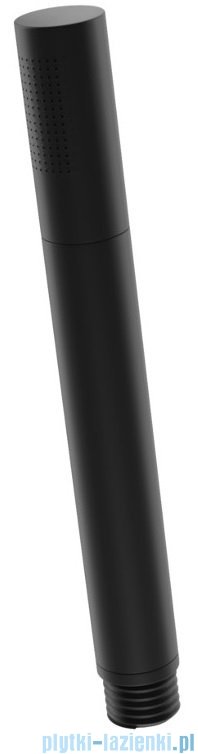 Kohlman Experience Black zestaw prysznicowy z deszczownicą 25 cm czarny mat QW210EBR25