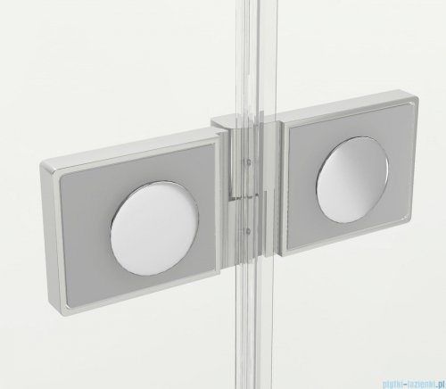 New Trendy New Soleo drzwi wnękowe bifold 90x195 cm przejrzyste lewe D-0133A
