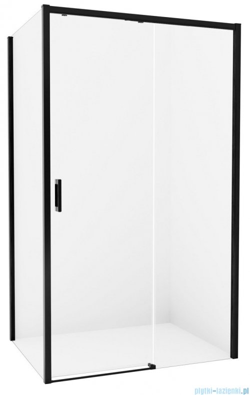 New Trendy Prime Black kabina prostokątna 150x100x200 cm prawa przejrzyste D-0327A/D-0130B