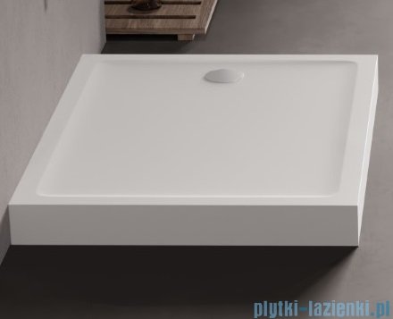 New Trendy Mild Brodzik akrylowy prostokątny 90x100x11,5 cm biały B-0617