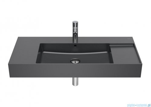 Roca Inspira Square umywalka ścienna 100x49cm Onyks A32752A640