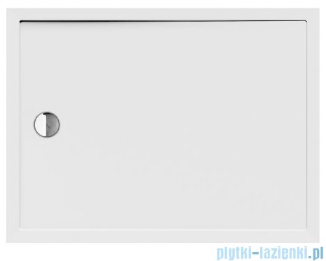 New Trendy New Cantare Brodzik akrylowy prostokątny 160x80x4,5 cm biały B-0471
