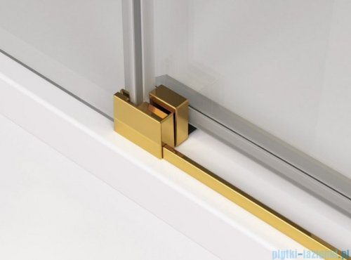 SanSwiss Cadura Gold Line drzwi przesuwne 100cm jednoskrzydłowe lewe z polem stałym CAE2G1001207